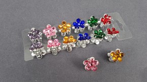 Крабик ромашка серебро купить оптом